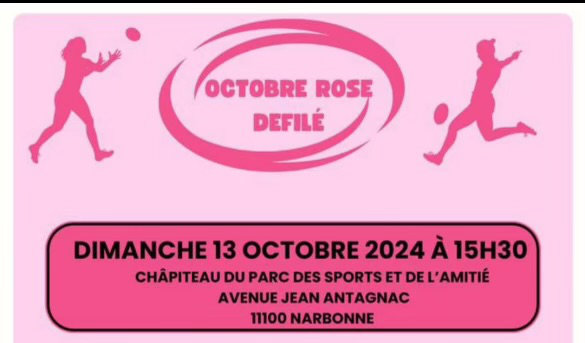 Défilé Octobre rose le13/10/2024 à 15h30